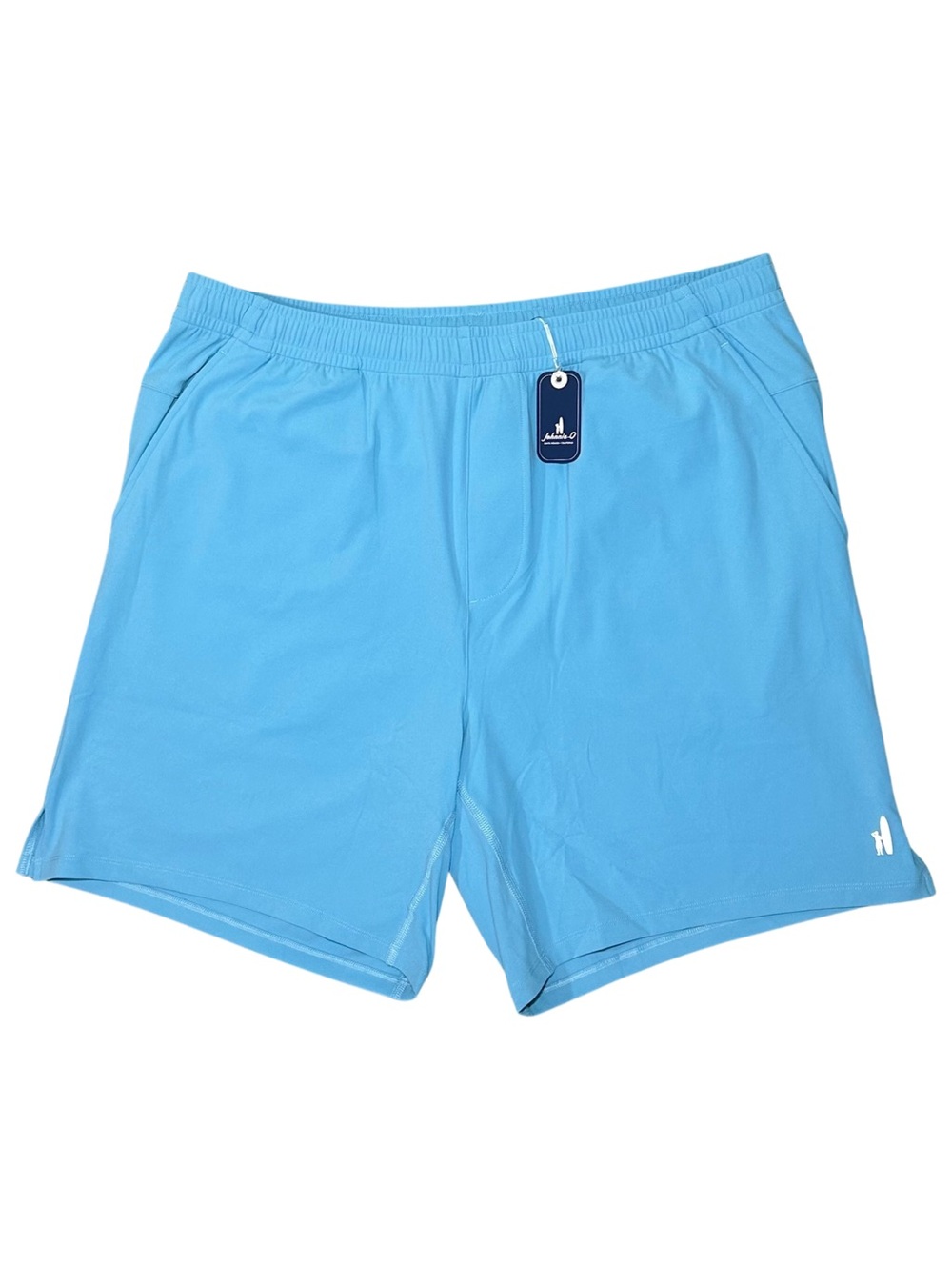 Johnnie-O Haze Blue Rocke Performance Shorts JMSH100100 7" Inseam NWT L
